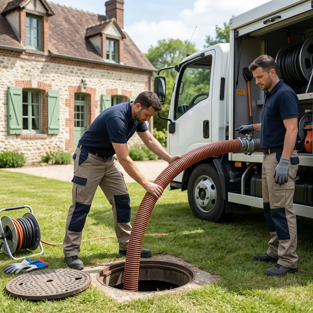 Comment se déroule la vidange à Châteaubleau ?