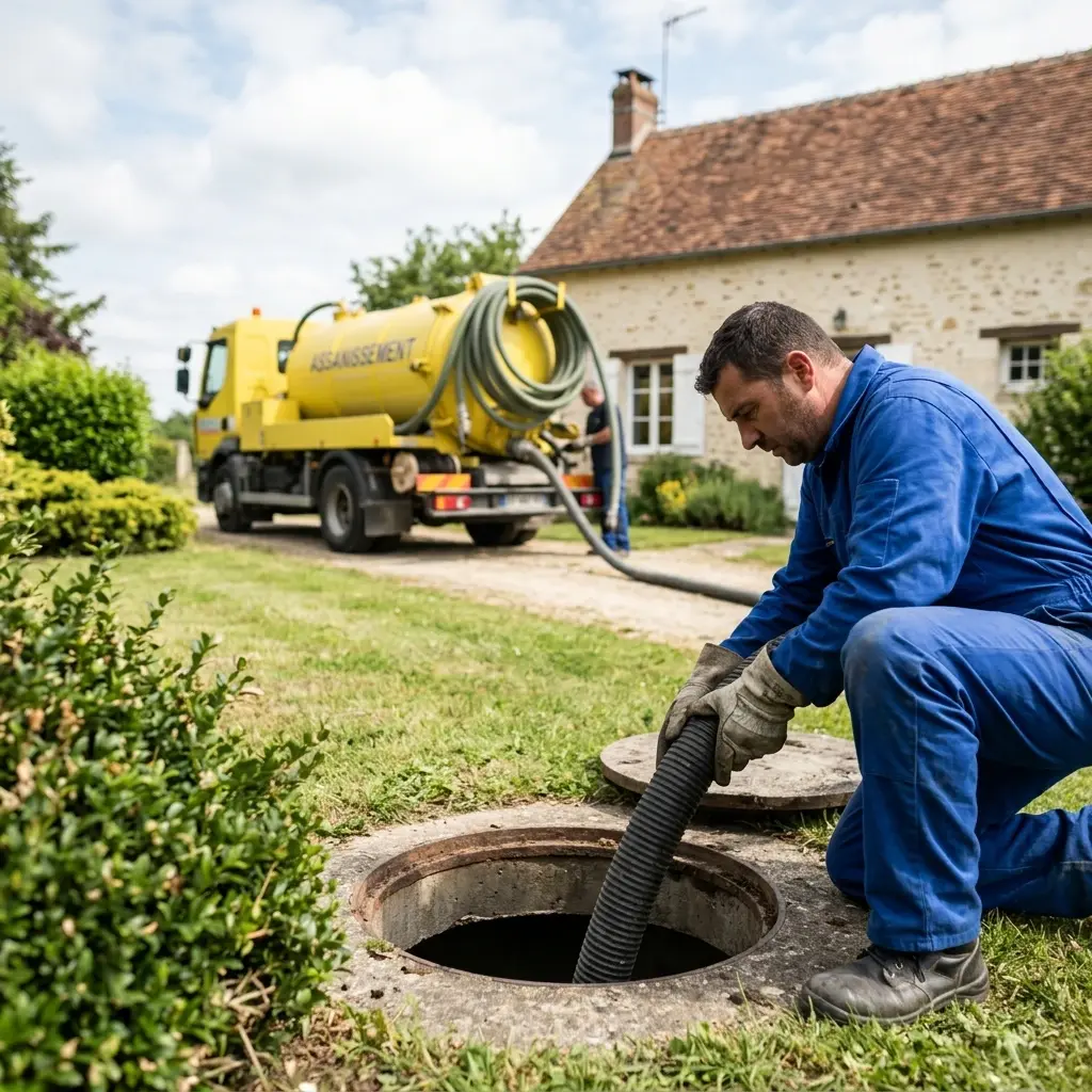 Comment se déroule la vidange à Saint-Fiacre ?