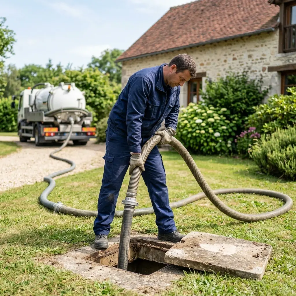 Comment se déroule la vidange à Fontaine-Fourches ?