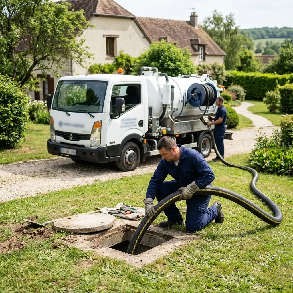 Comment se déroule la vidange de fosse à Verdelot ?