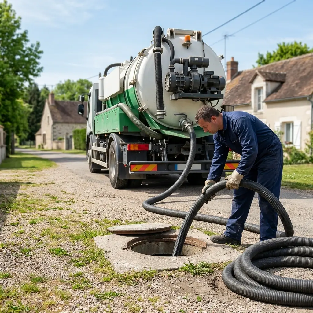 Comment se déroule la vidange à Thénisy ?