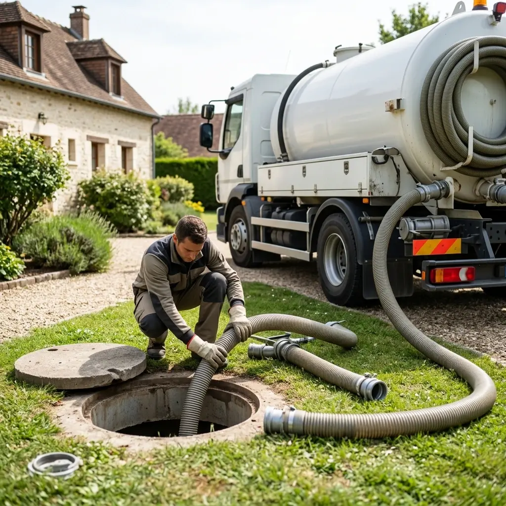 Comment se déroule la vidange à Courpalay ?