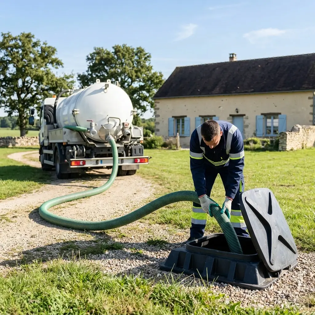 Comment se déroule la vidange fosse septique à Haute-Maison ?