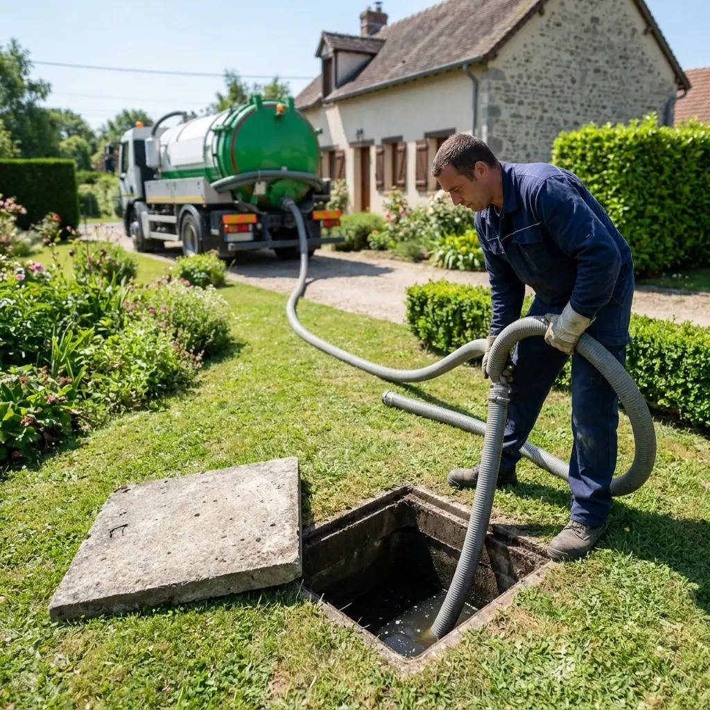 Notre méthode de vidange de fosse septique à Neufmoutiers-en-Brie