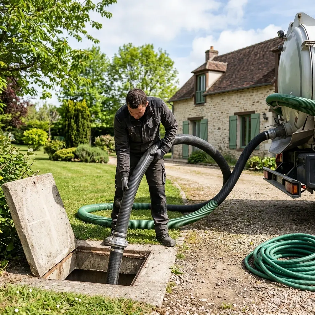 Comment se déroule la vidange à Bombon ?