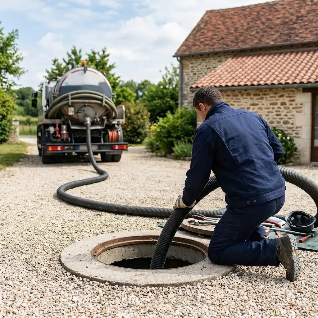 Comment se déroule une vidange de fosse à Échouboulains ?