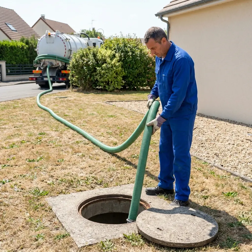 Comment se déroule la vidange à Coulombs-en-Valois ?
