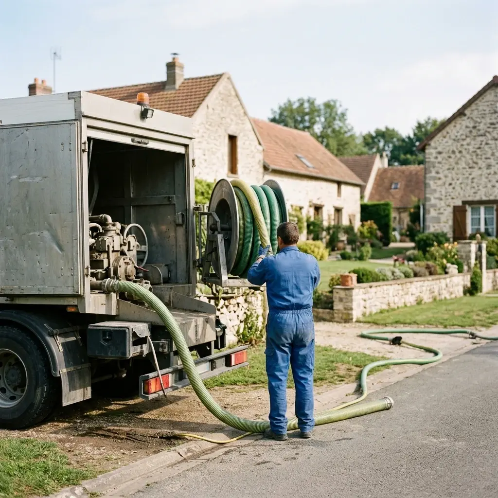 Comment se déroule une vidange de fosse septique à Gironville ?