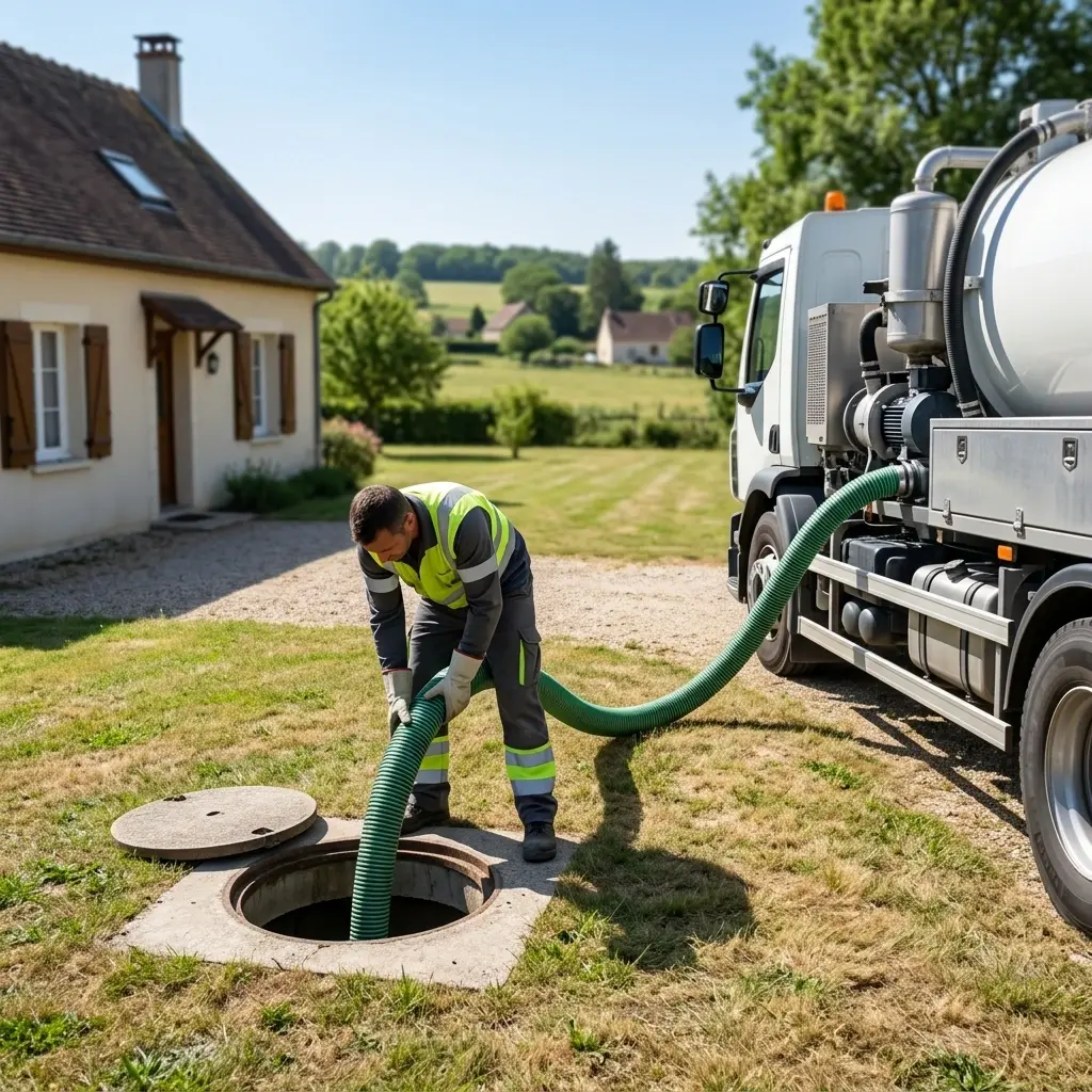 Comment se déroule la vidange à Brosse-Montceaux ?