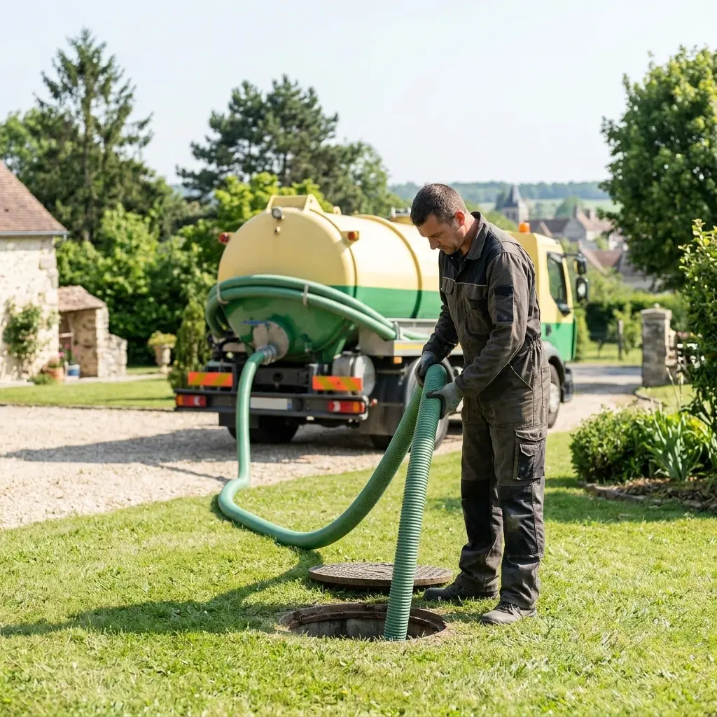 Une vidange technique et respectueuse de l'environnement