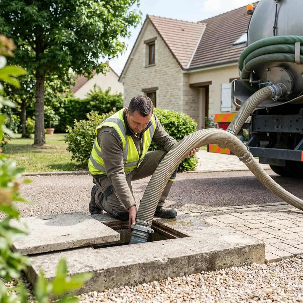 Comment se déroule la vidange de fosse à Pécy ?