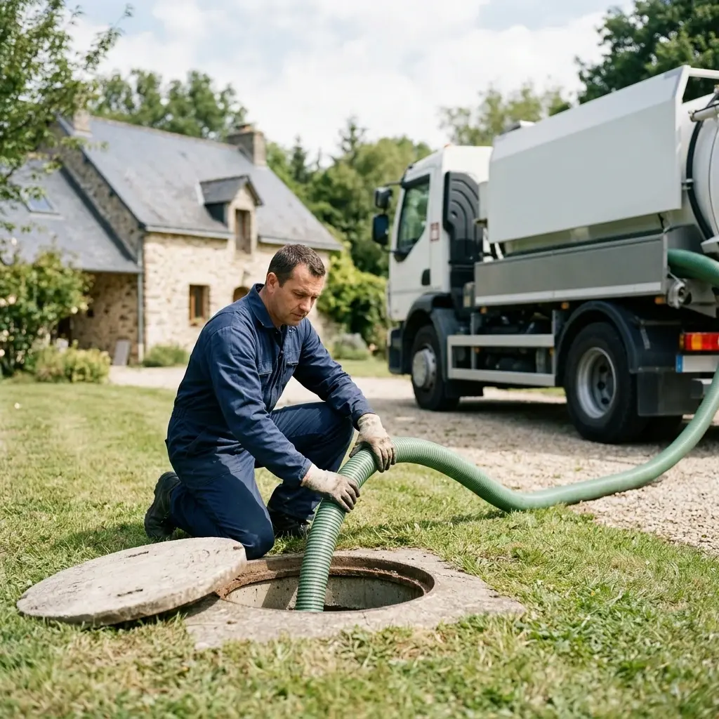 Comment se déroule la vidange à Clairefontaine-en-Yvelines ?