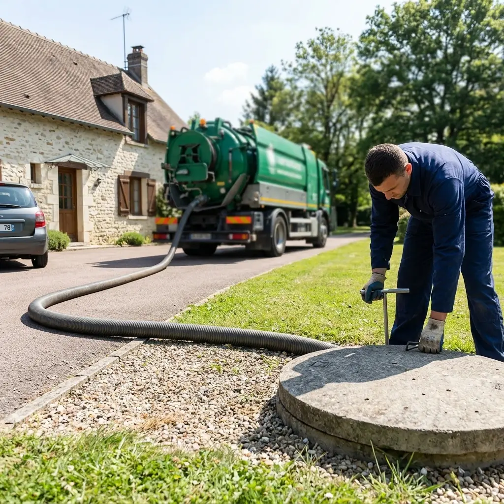 Une technique de pompage et curage professionnelle
