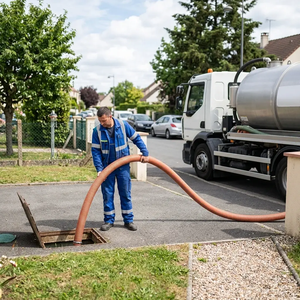 Expertise en vidange fosse septique aux Mureaux