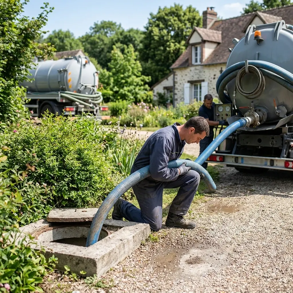 Comment se déroule la vidange à Chaufour-lès-Bonnières ?
