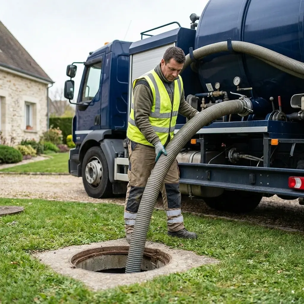 Comment se déroule la vidange à Neauphle-le-Vieux ?