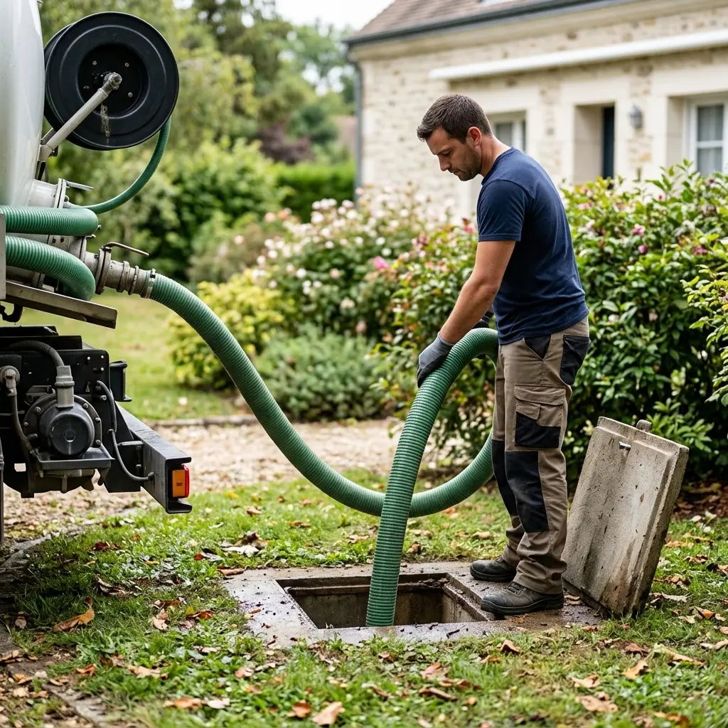 Notre méthode de vidange de fosse septique