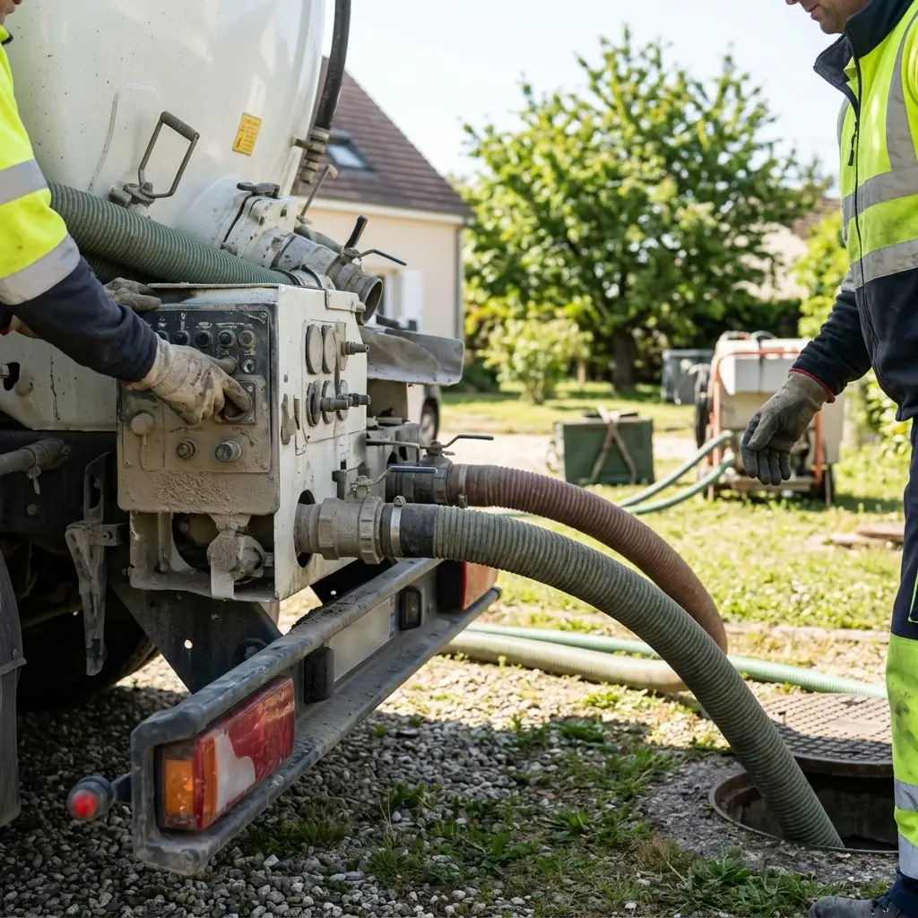 Comment se déroule la vidange de fosse à Goupillières ?