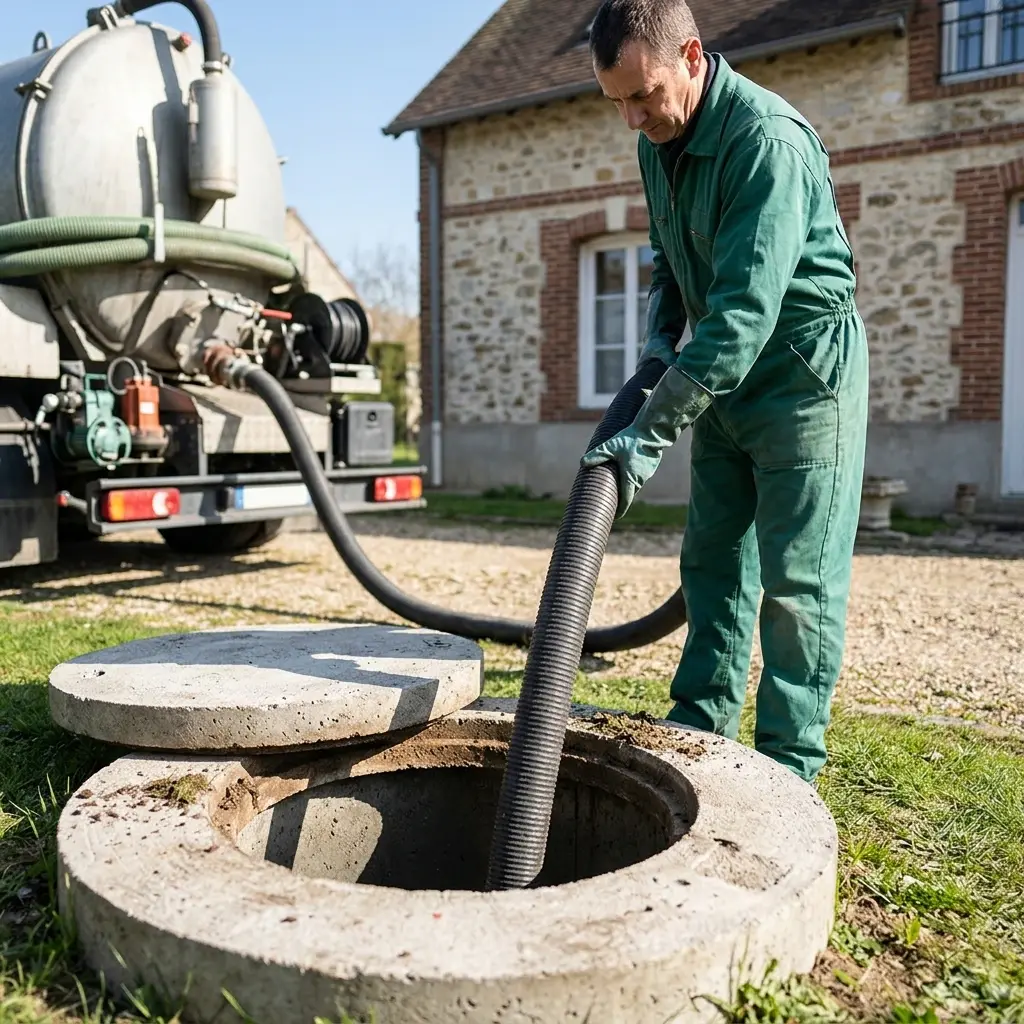 Comment se déroule la vidange à Arnouville-lès-Mantes ?