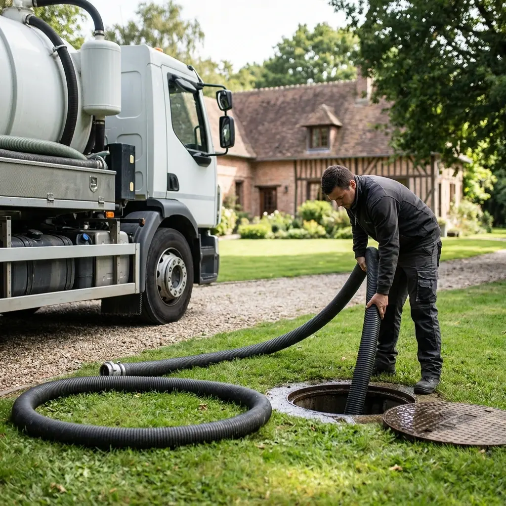 Expertise en vidange fosse septique au Tertre-Saint-Denis