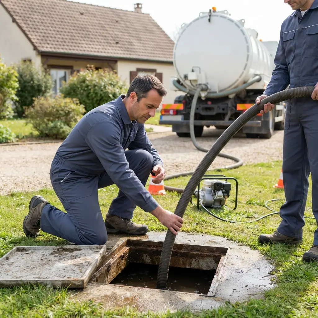 Comment se déroule une vidange à Vincey ?