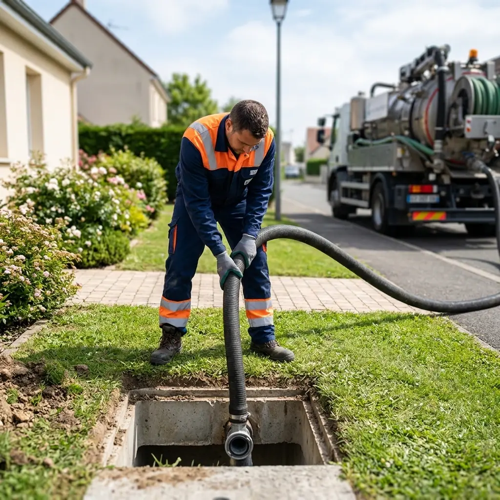 Comment se déroule la vidange à Lisses ?