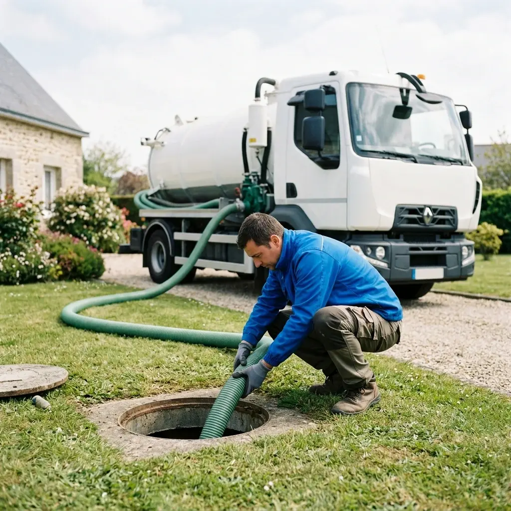 Comment se déroule la vidange à Saint-Yon ?