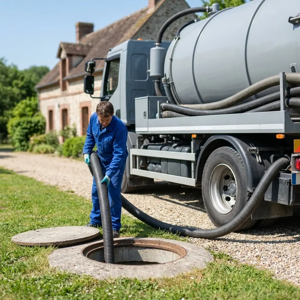Comment se déroule la vidange à Maudétour-en-Vexin ?