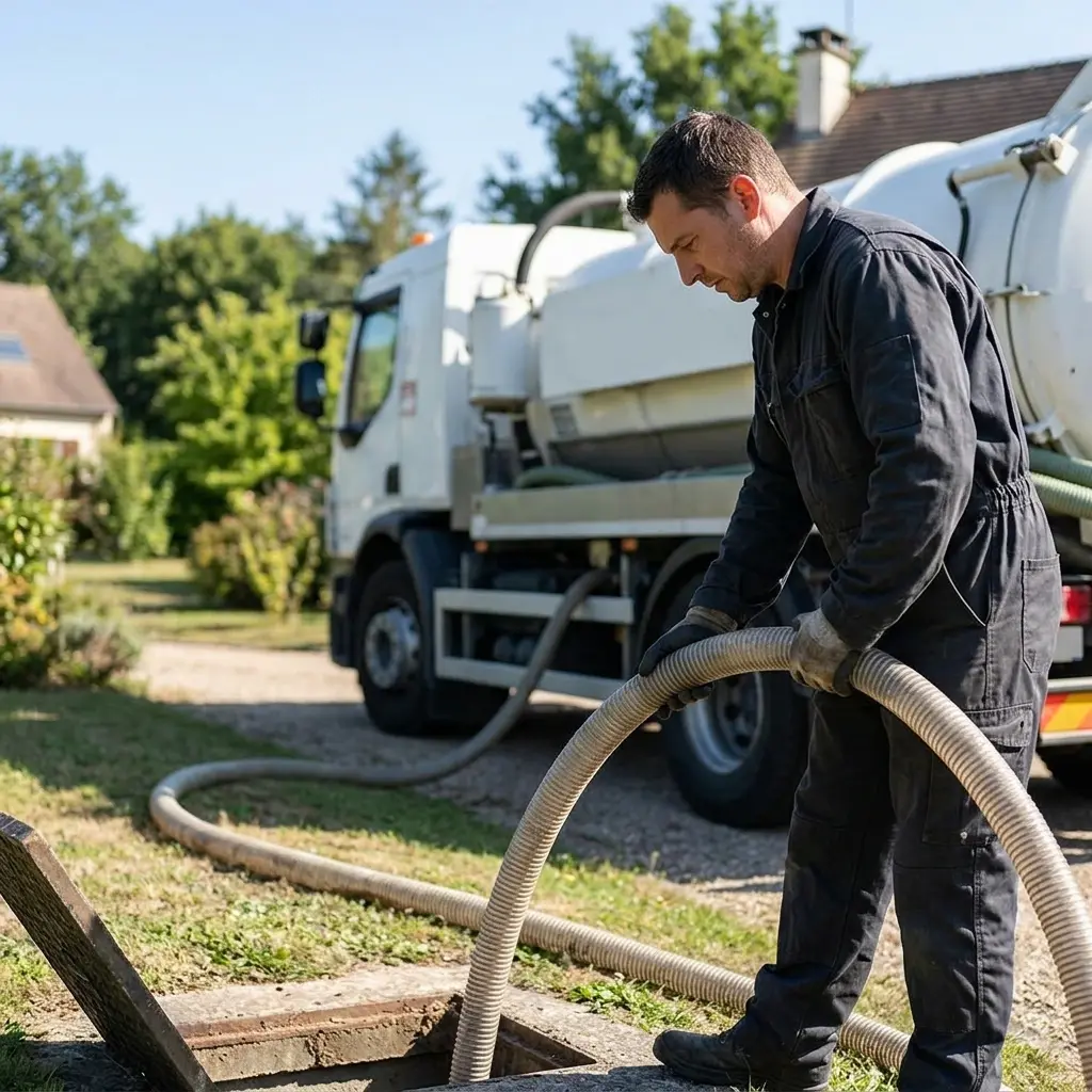 Comment se déroule la vidange à Vigny ?
