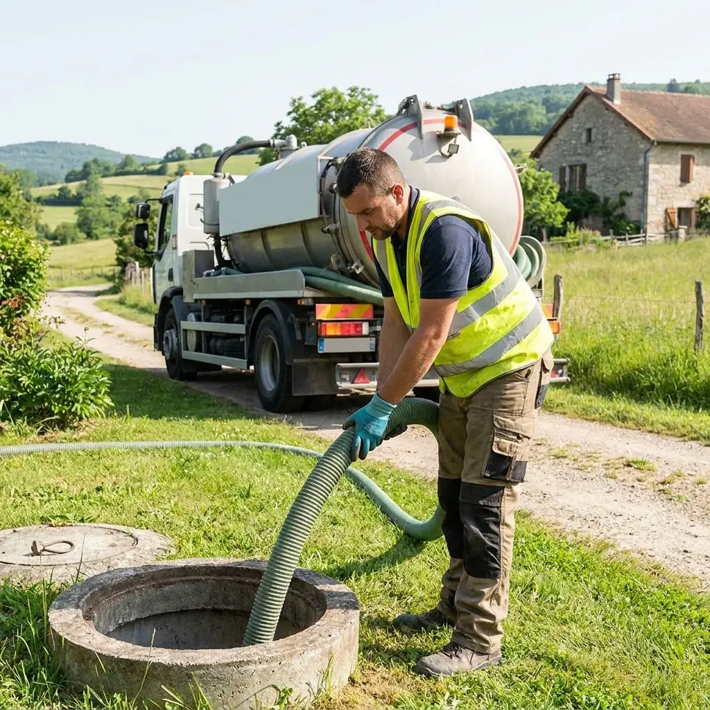 Besoin d'une vidange urgente à Bréançon ?