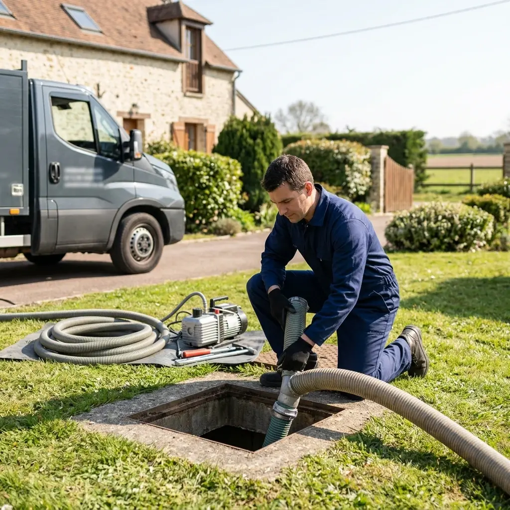 Comment se déroule notre intervention de vidange à Vallangoujard ?