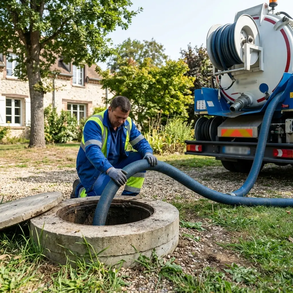 Comment se déroule une vidange de fosse septique à Cormeilles-en-Vexin ?