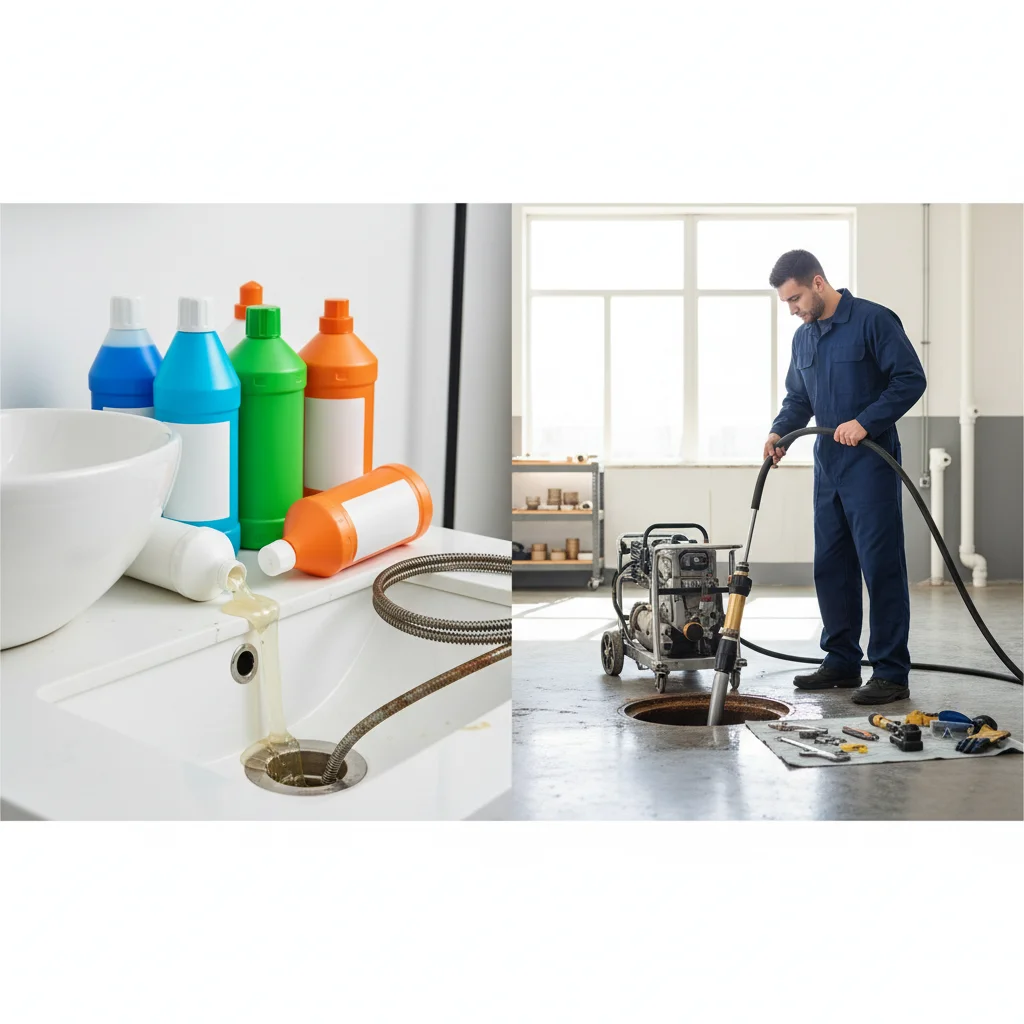 Produits ménagers vs Curage : le vrai coût des solutions maison