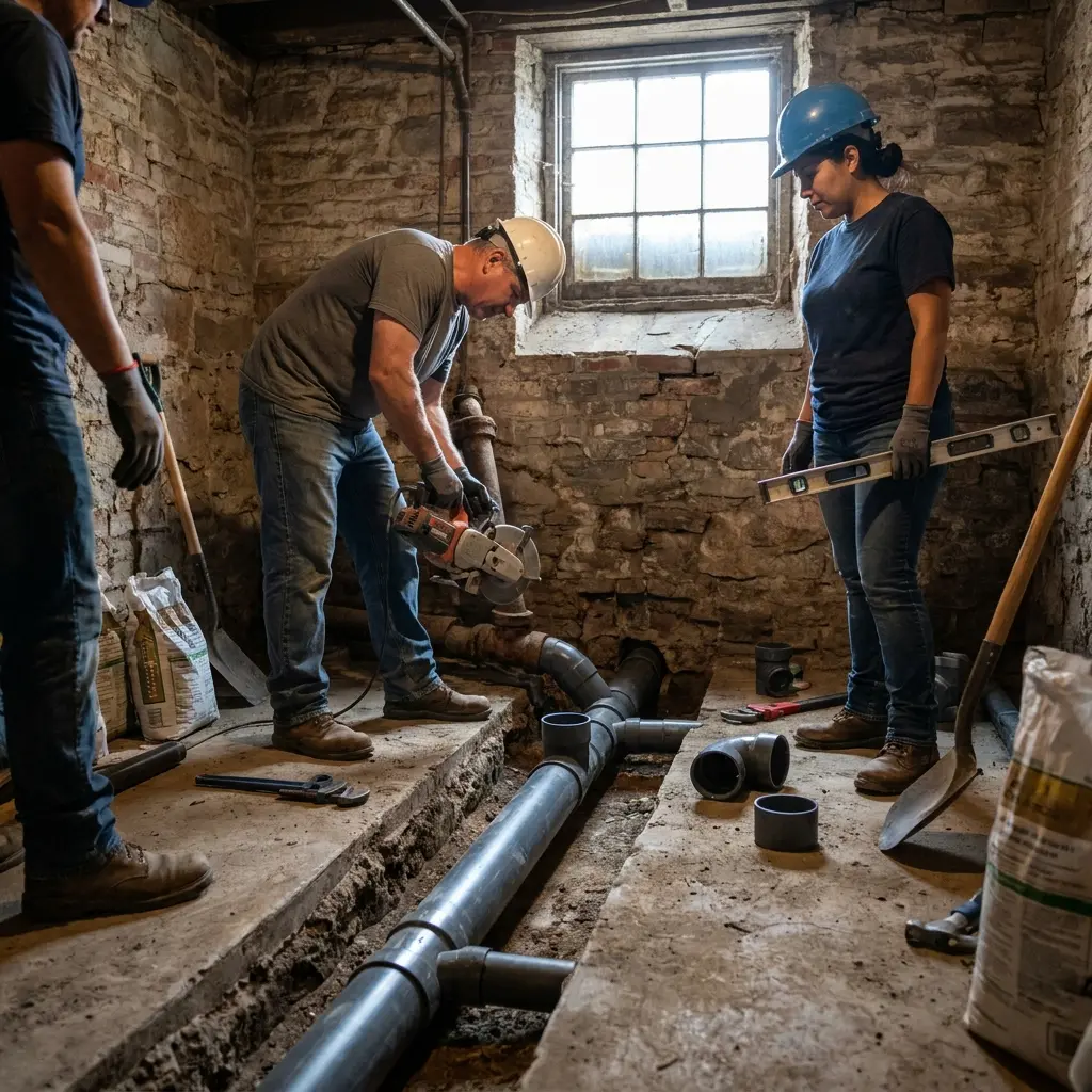 Rénovation ancienne : mettre aux normes son réseau d'évacuation
