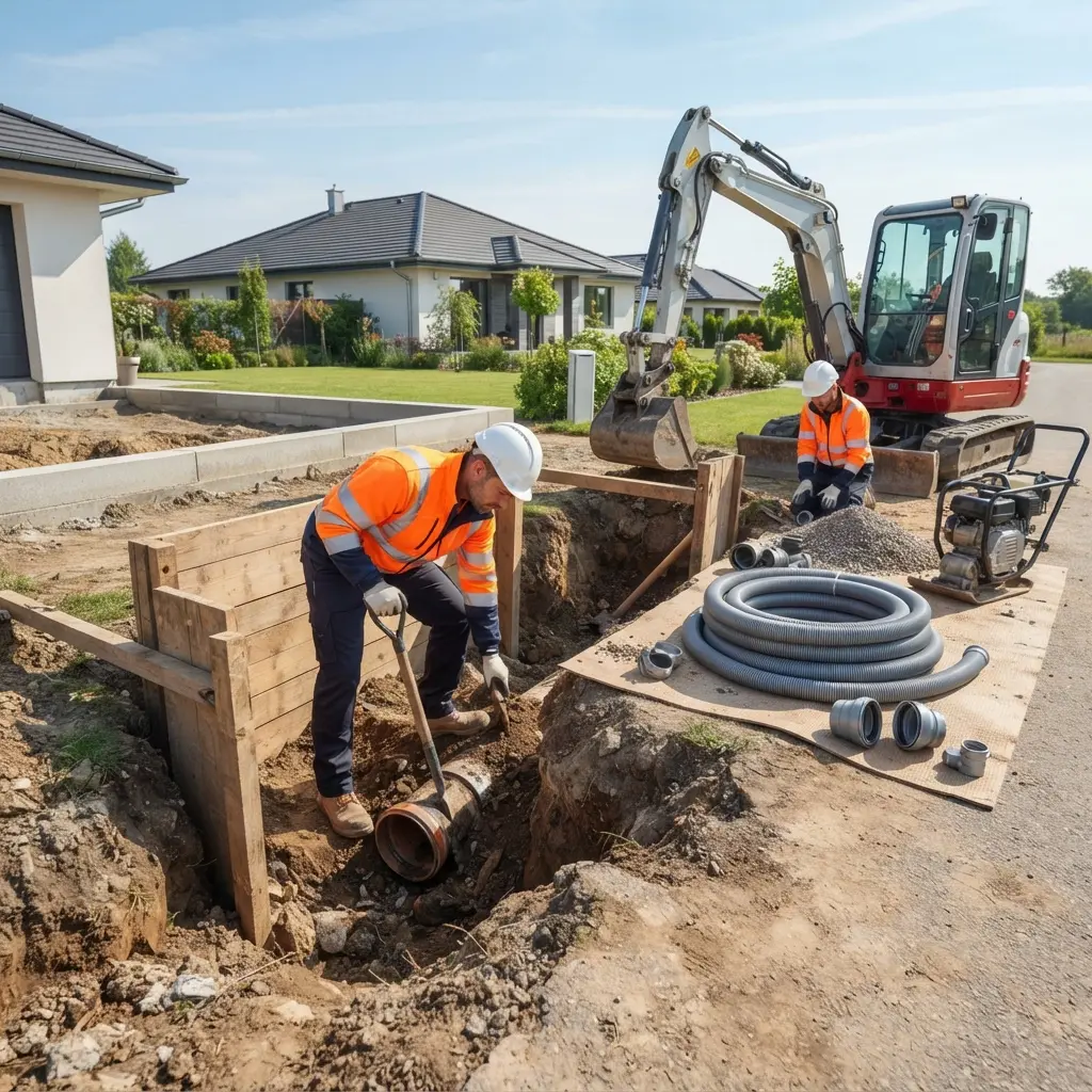 Raccordement au tout-a-l-egout : préparer son terrain avant travaux