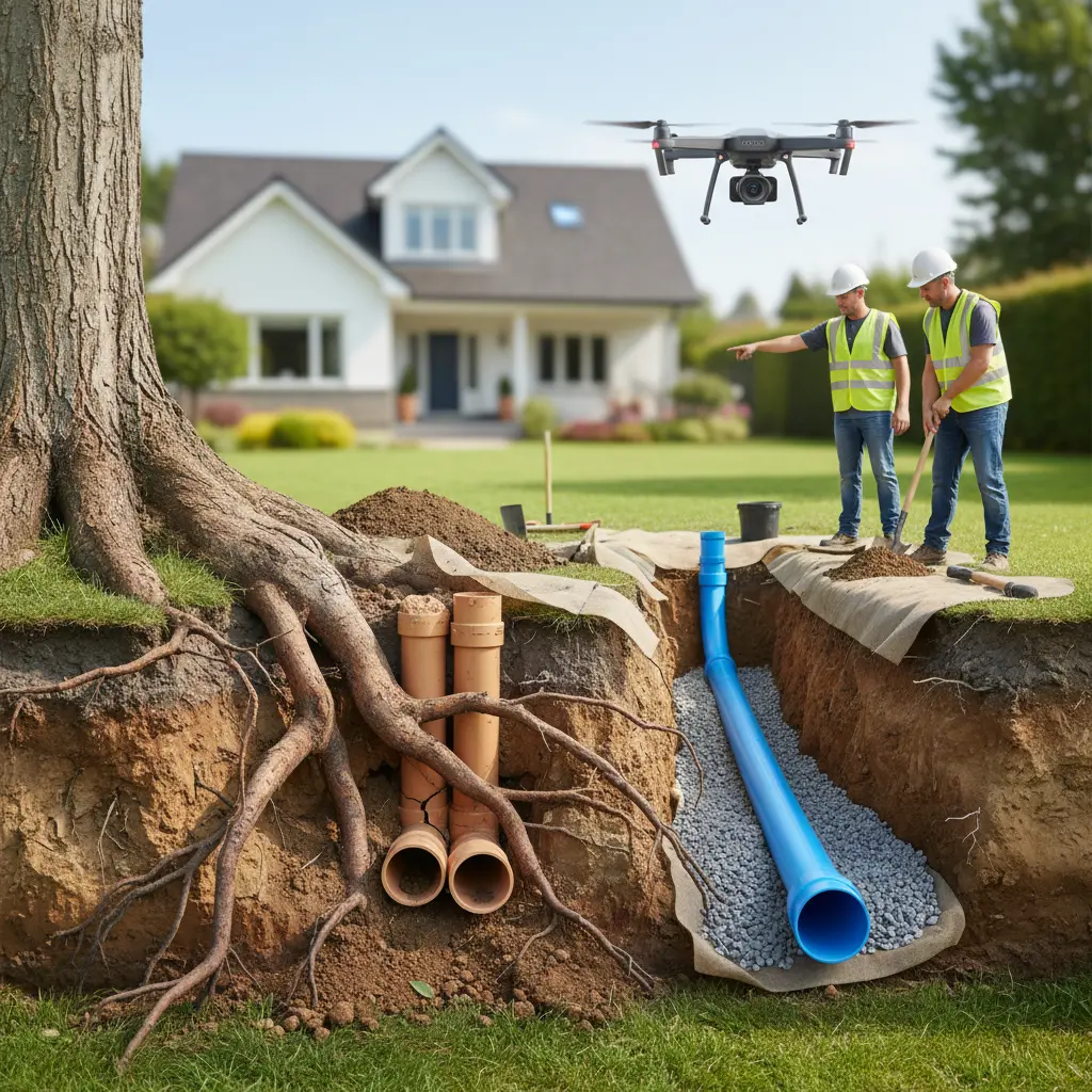 Racines d'arbres et canalisations : comment prévenir l'intrusion ?
