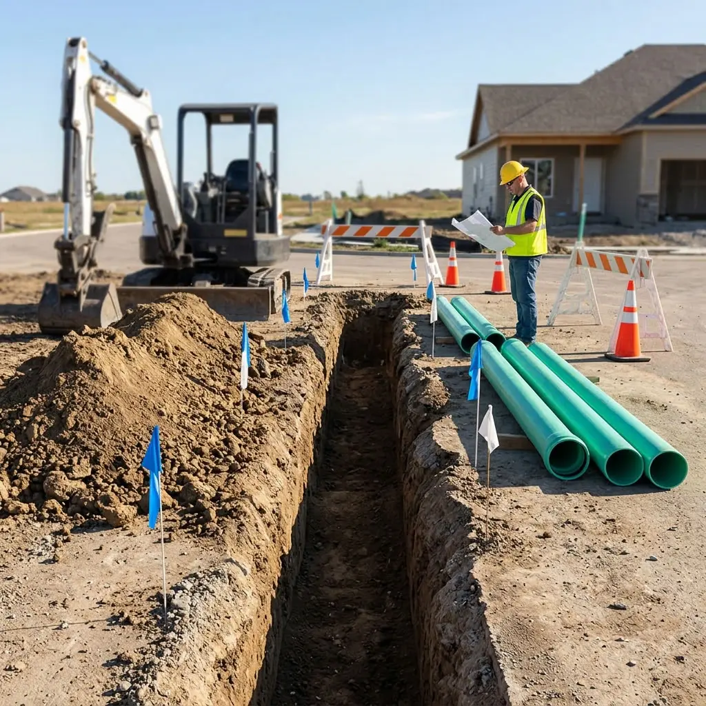 Raccordement au tout-à-l'égout : comment préparer votre terrain avant les travaux