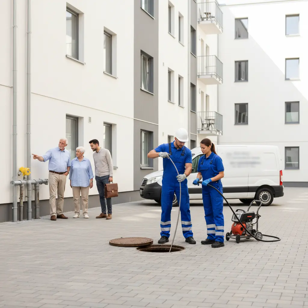 Assainissement et copropriété : qui gère les bouchons communs ?