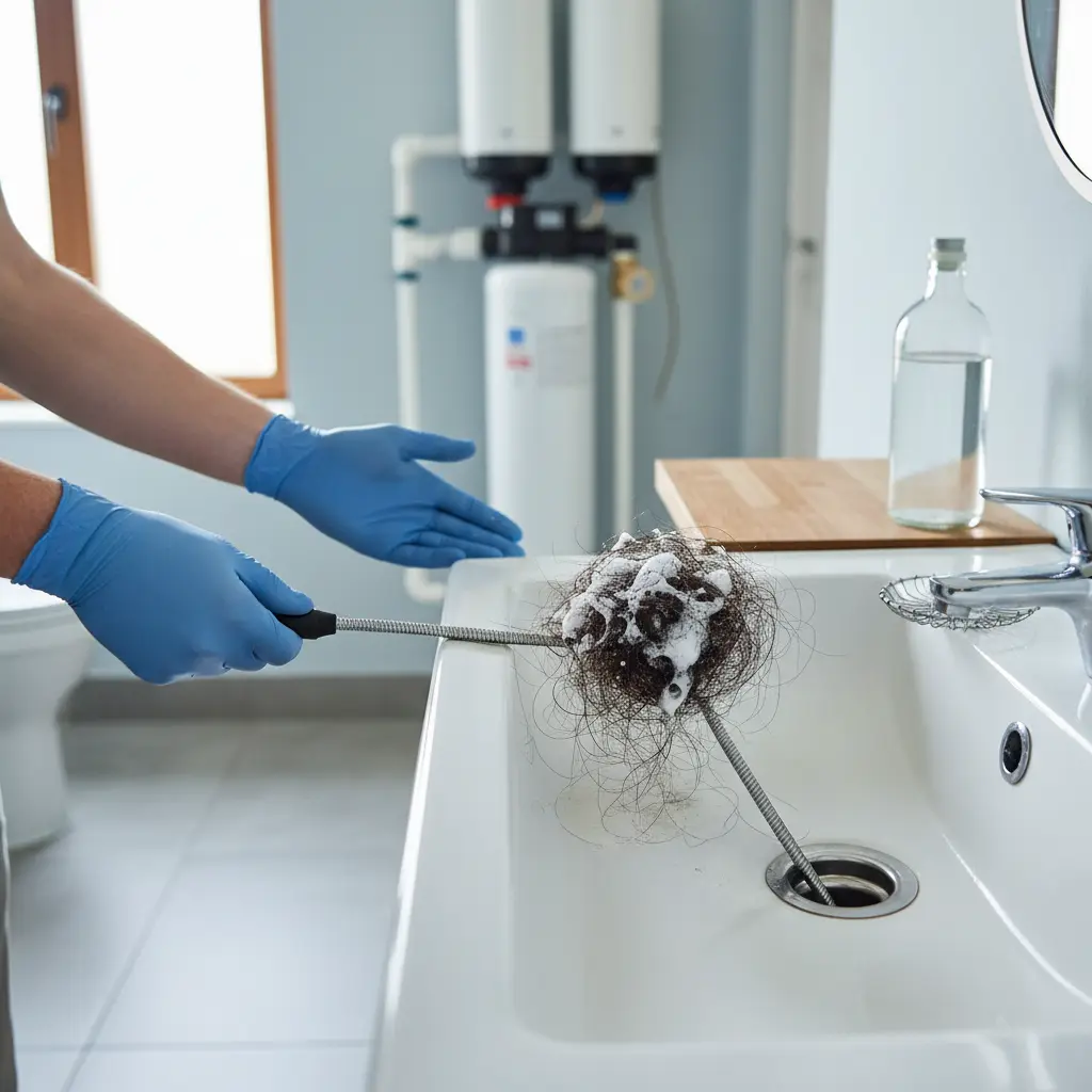 Cheveux et savon : comment protéger vos canalisations de salle de bain ?