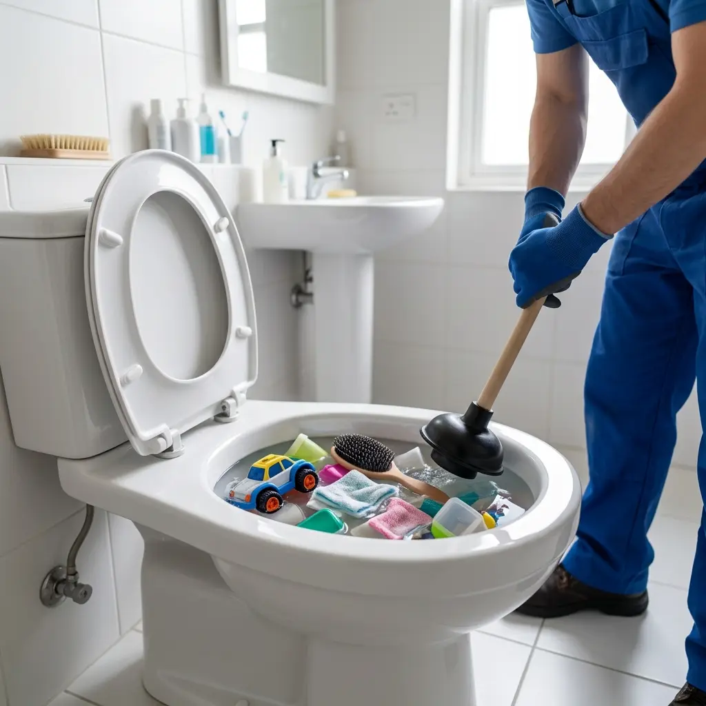 WC bouchés : les objets interdits qui paralysent vos conduits